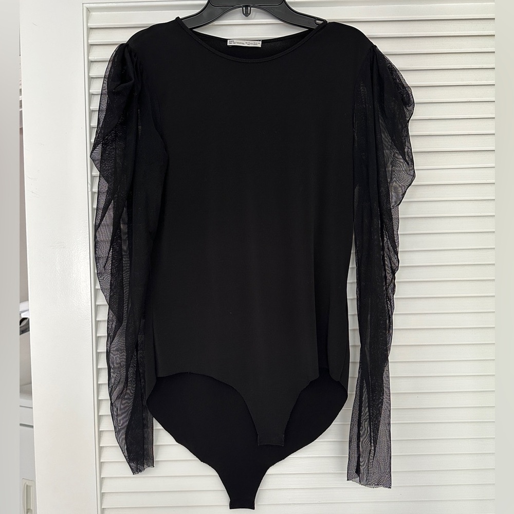 Zara black bodysuit